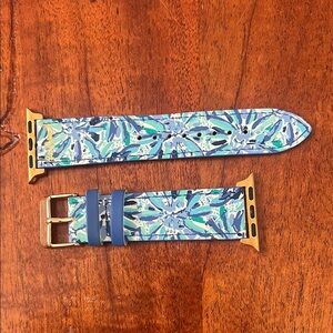 Lilly Pulitzer Blue and Green Watch Band